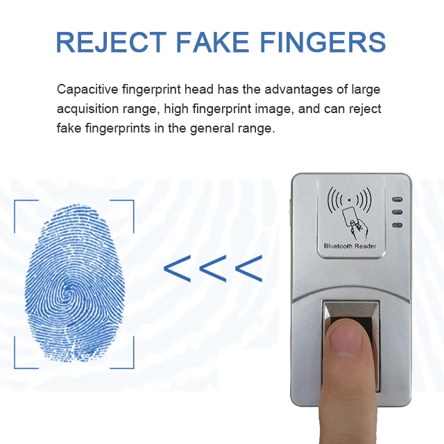 HFSecurity HF7000 FBI Cheap Price of Wireless Wireless Portable Fingerprint Scanner with NFC card reader