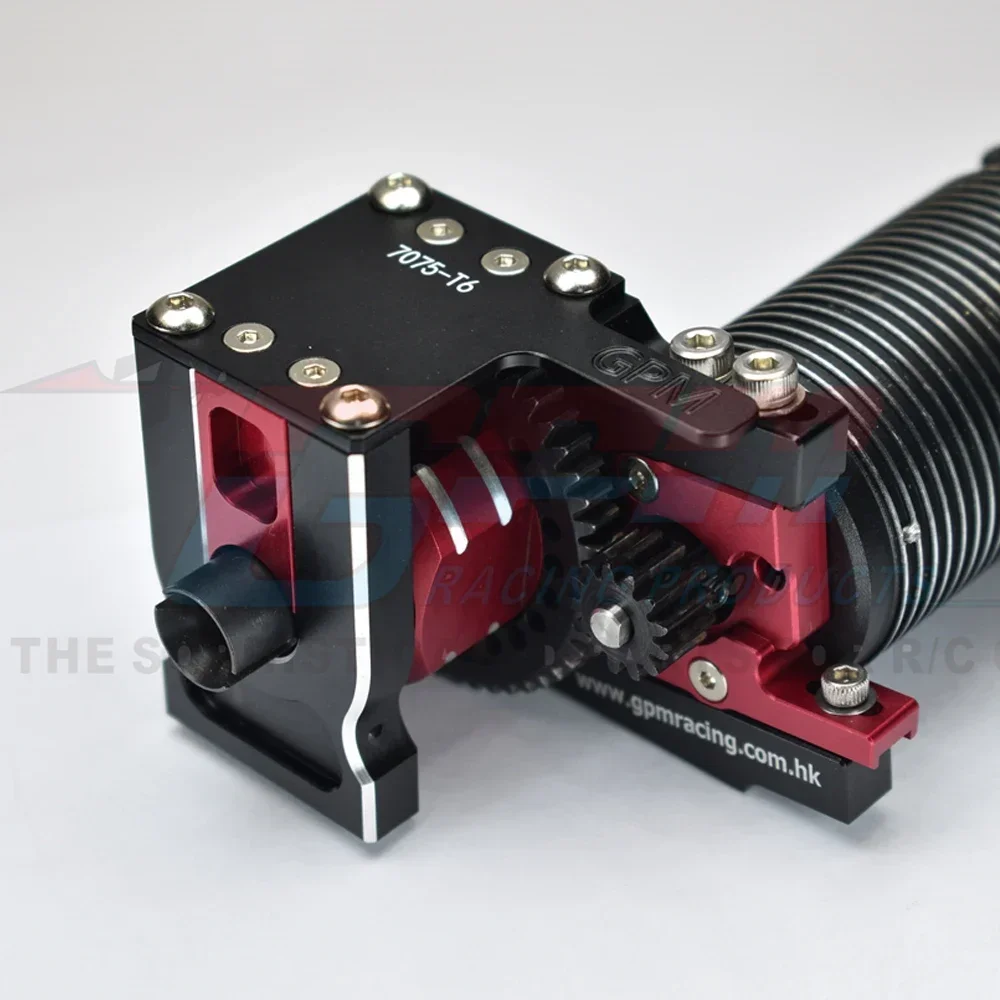 GPM สำหรับ Traxxas 1/8 Sledge 6S 95076-4 Monster Truck รถบังคับวิทยุ อะไหล่อัพเกรด ชิ้นส่วนโลหะอะลูมิเนียม แท่นยึดมอเตอร์แบบถอดเร็ว 9589