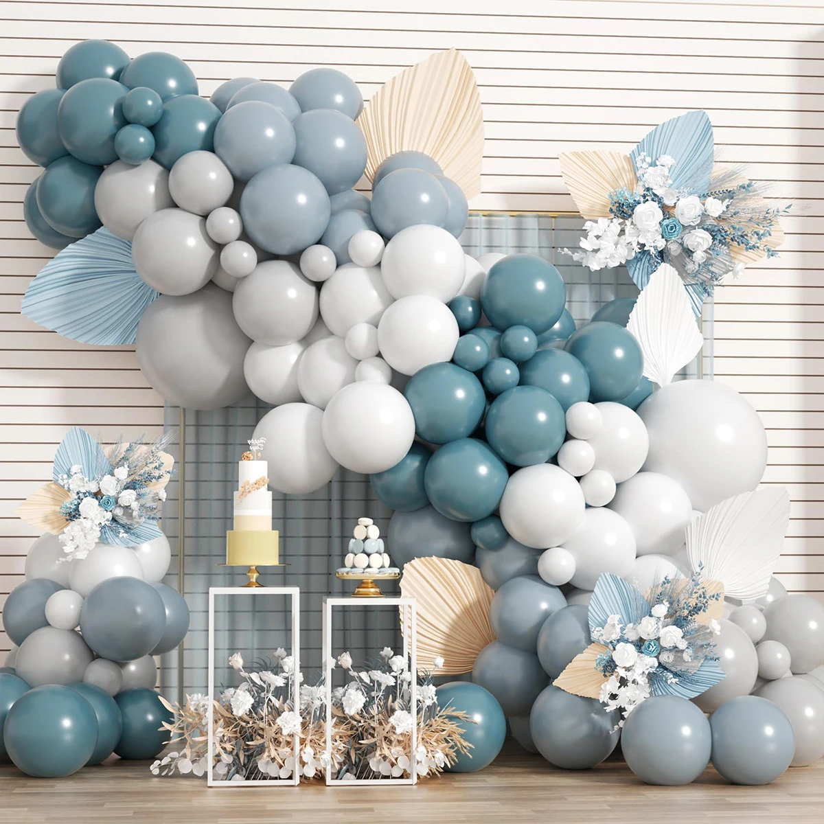 

Sea Blue Grey Balloon Garland Arch Kit Wedding Birthday Party Decor Adults Birthday Wedding Ballon Baby Shower Party Supplies