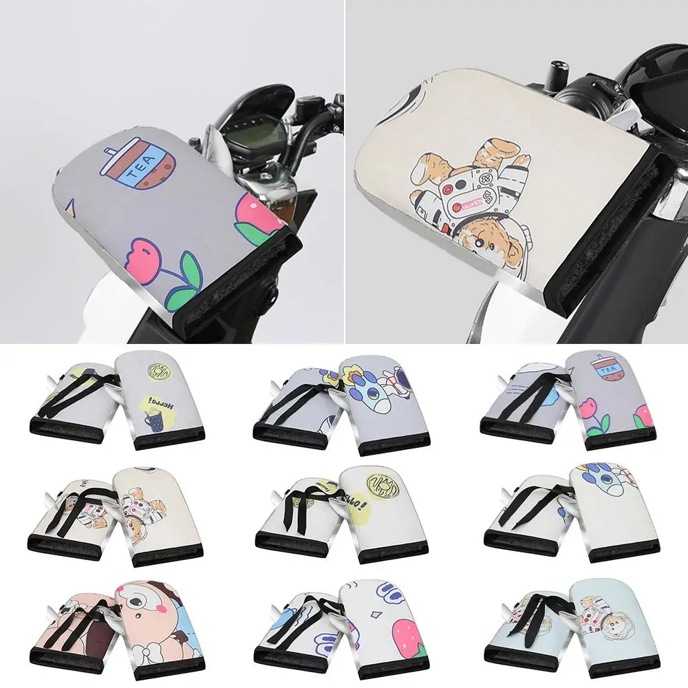 

Теплый ветрозащитный чехол на руль электрического велосипеда, удобный чехол на руль из ПВХ, мягкий плюшевый чехол для трехколесных велосипедов