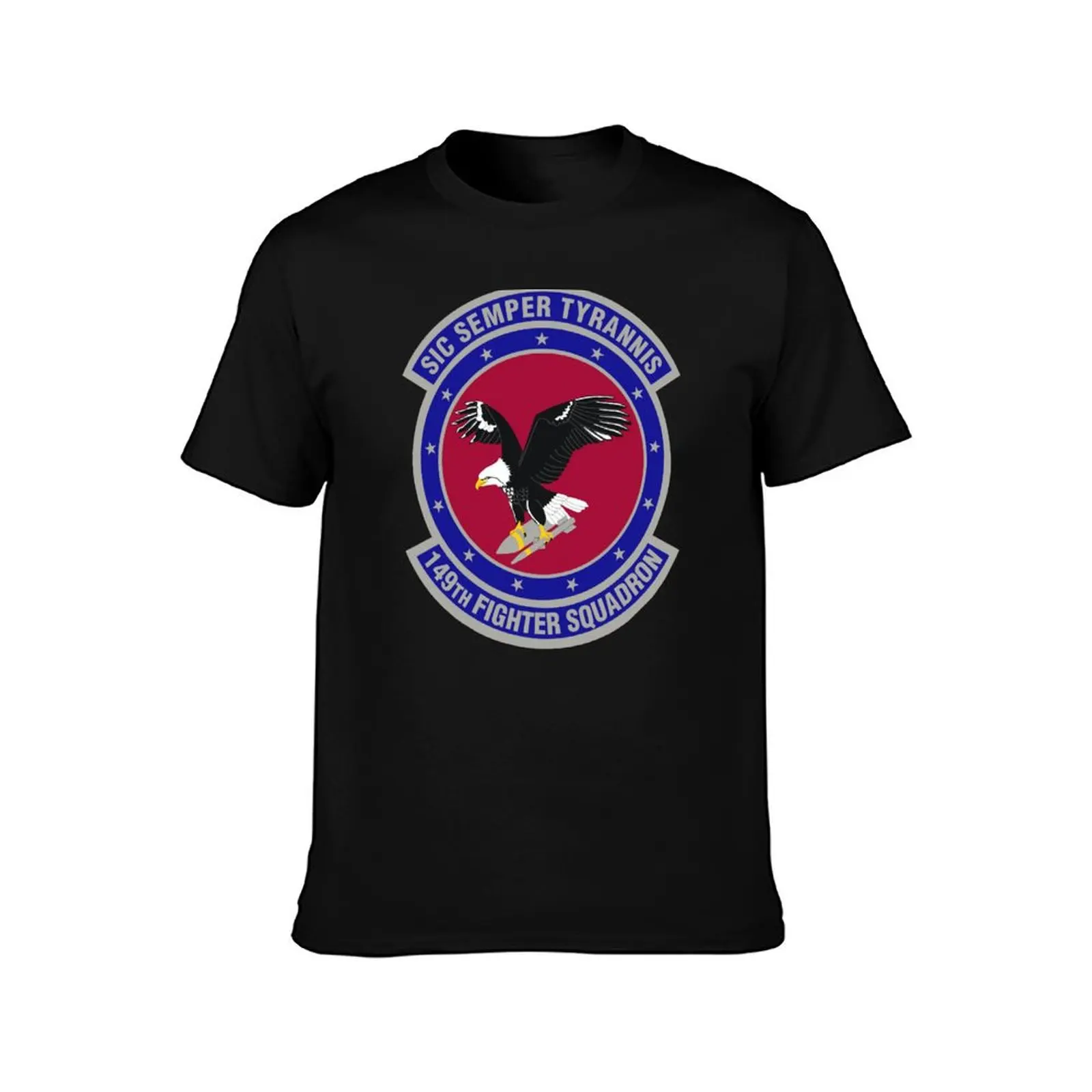 149th Fighter Squadron T-Shirt Fashion Letter Print T-Shirt