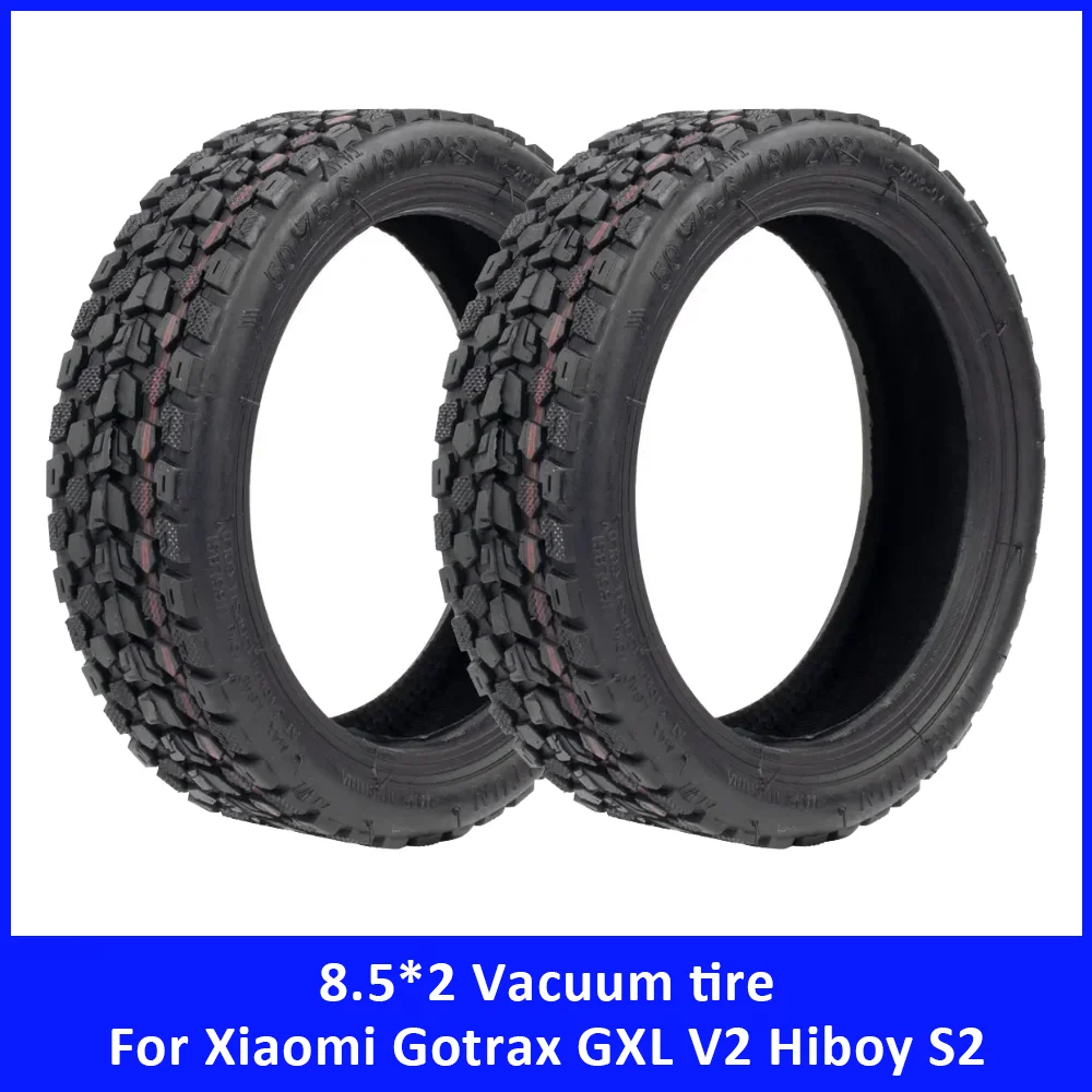 

8.5Inch 8 1/2X2 Vacuum Tire for Gotrax GXL V2 Hiboy S2 Xiaomi M365 Pro Pro2 Electric Scooter 50/75-6.1 Tubeless Tire Accessories
