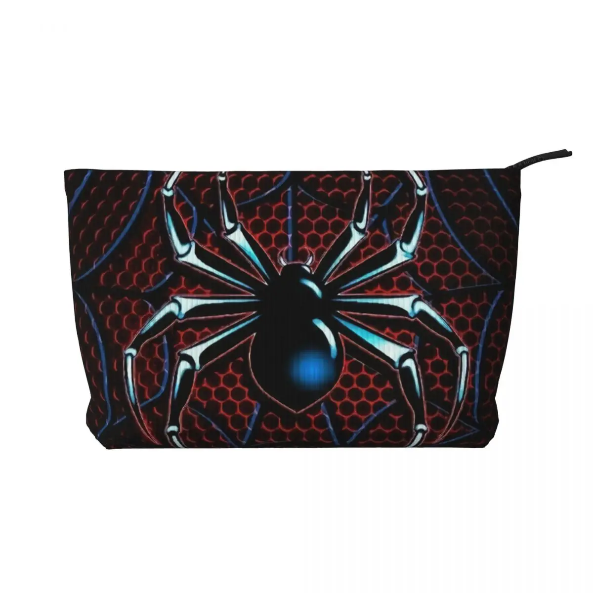 

Изготовленная на заказ косметичка с мультяшными животными, маленьким пауком для женщин, дорожный косметический органайзер, вельветовые сумки для хранения туалетных принадлежностей