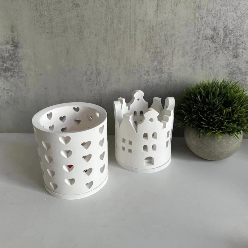 Moldes portavelas corazón para decoración habitaciones, artesanía artística