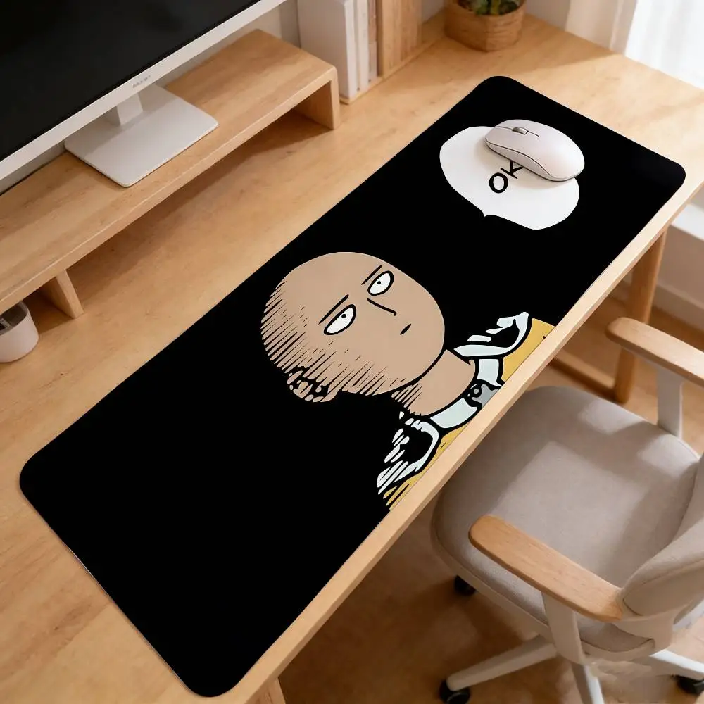 One P-Punch Man Mouse Pad Computer Mat Deskpad Laptop Keyboard Mat Office Large Landscape Mousepad