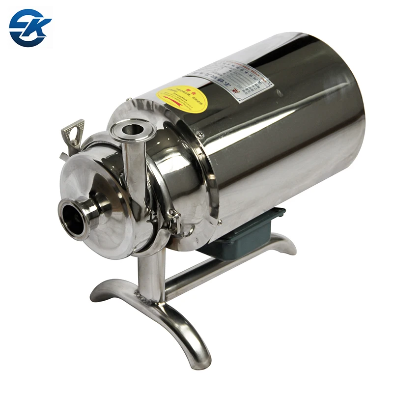 0.75KW And Flow rate 3 t/h Food grade Stainless steel SS304 Beverage Pump With Trolley