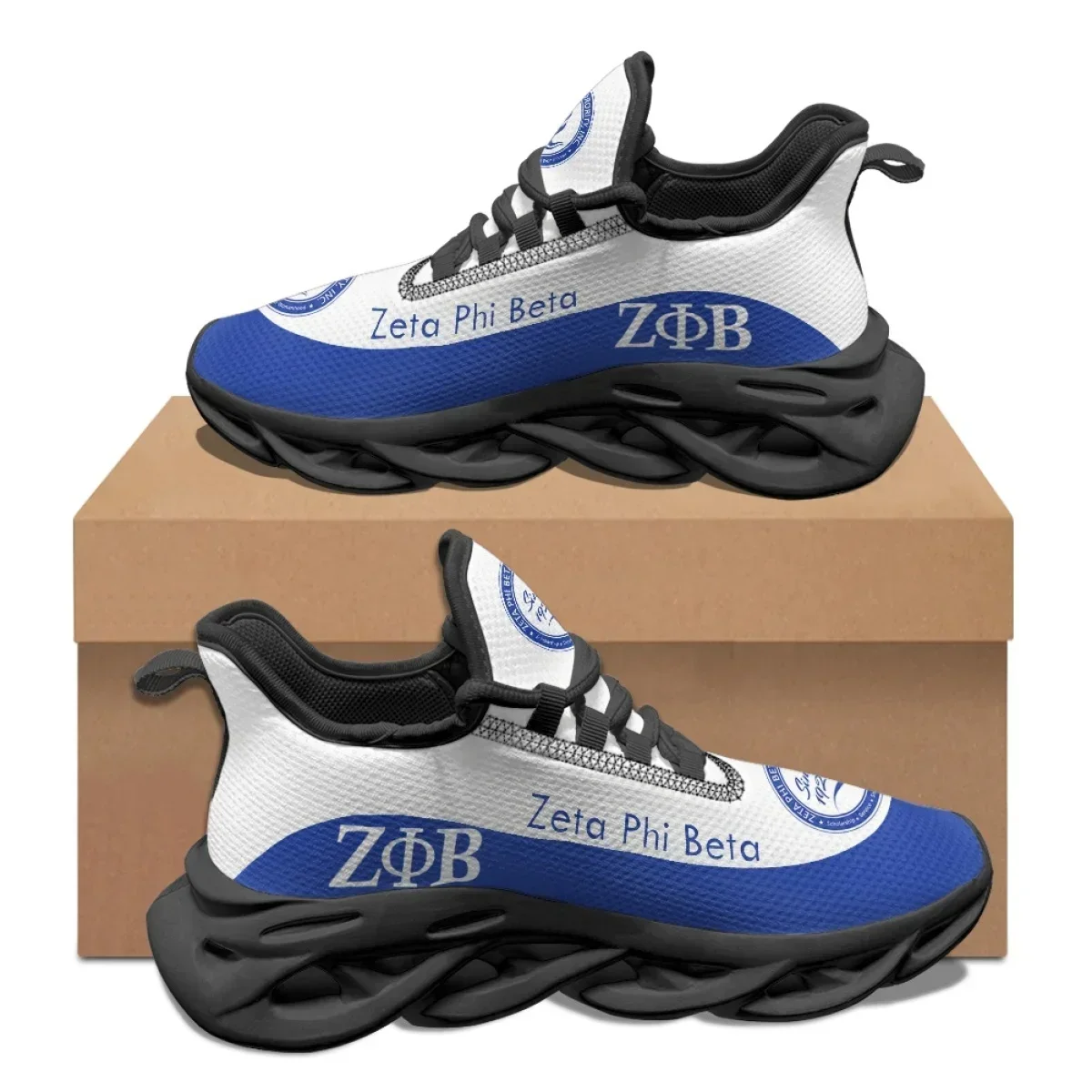 Zapatos de Hombre para Exteriores Zeta Phi Beta, Planos Resistentes al Desgaste, Nueva Moda, Viaje, Duraderos, Punta Redonda, Suaves, Transpirables, Plataforma, Zapatillas