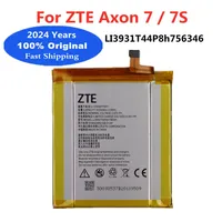 2024 Years 100% Original Battery LI3931T44P8H756346 For ZTE Axon 7 A2017 7S A2018 5.5inch 3320mAh Phone Phone Battery + Tools