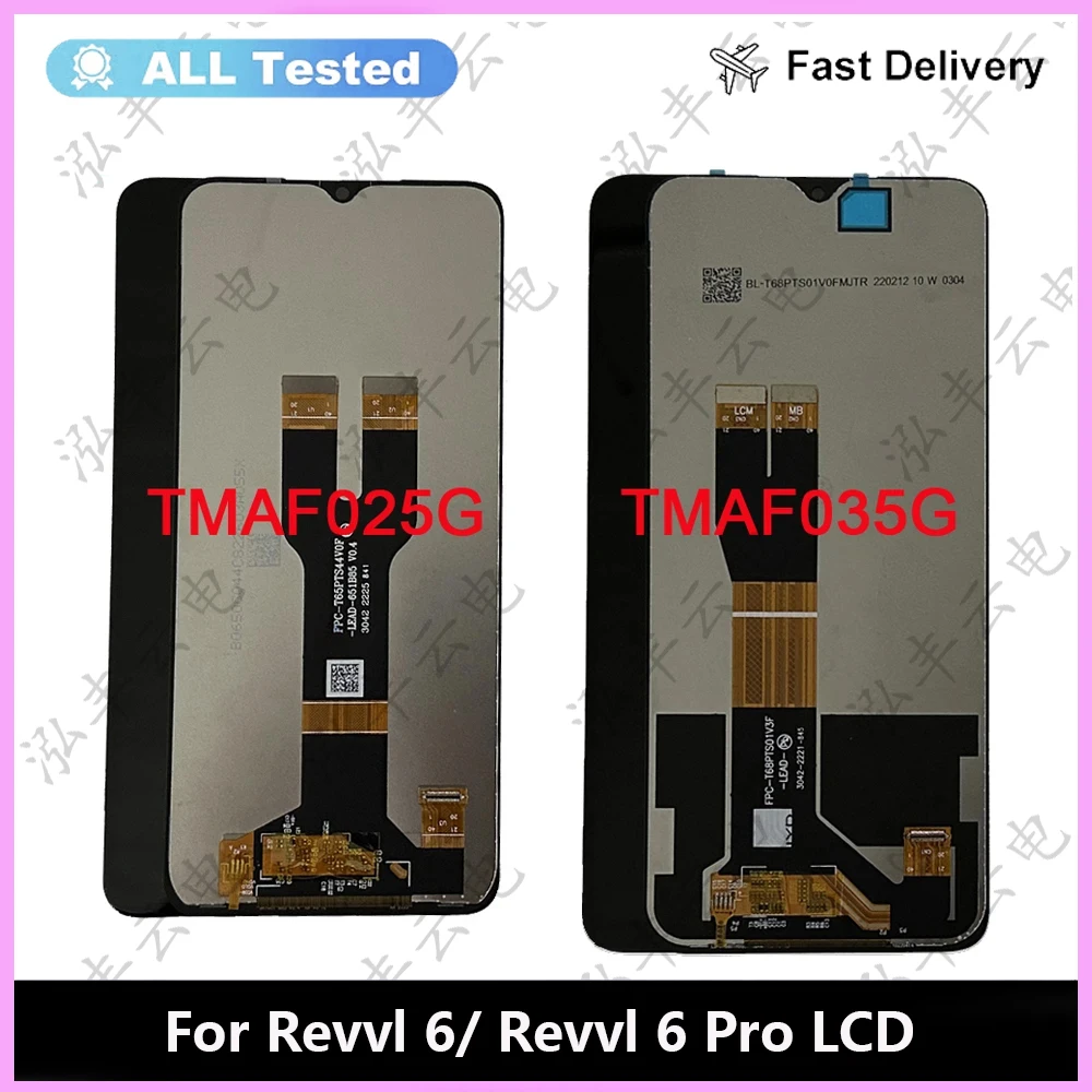 For T-Mobile Revvl 6 Pro 5G LCD TMAF035G Display Screen Touch Digitizer Assembly T Phone Pro 5G LCD For REVVL6 TMAF025G LCD