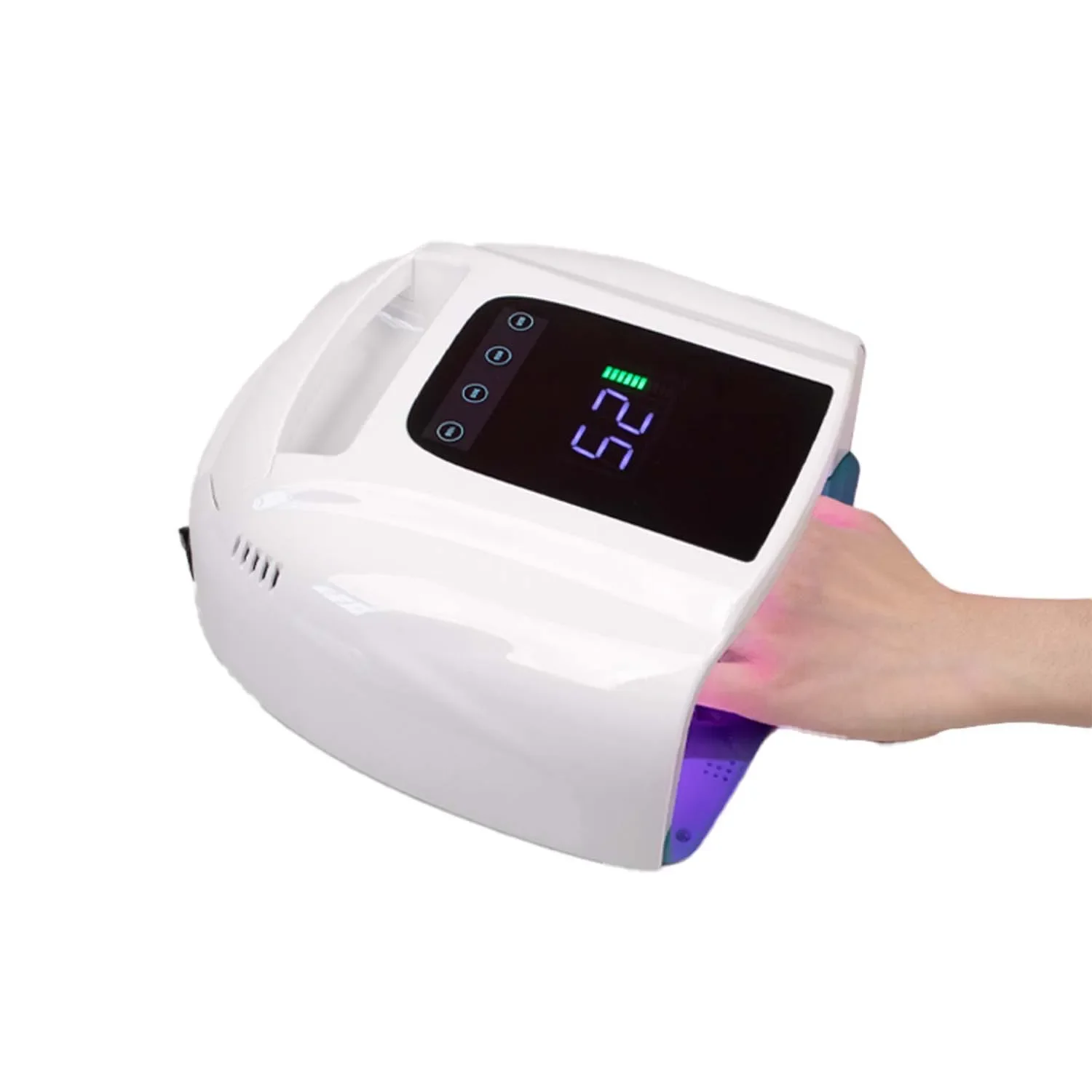 Iksbeauty 96w recarregável sem fio led uv lâmpada do prego portátil elétrico profissional gel manicure polonês secador