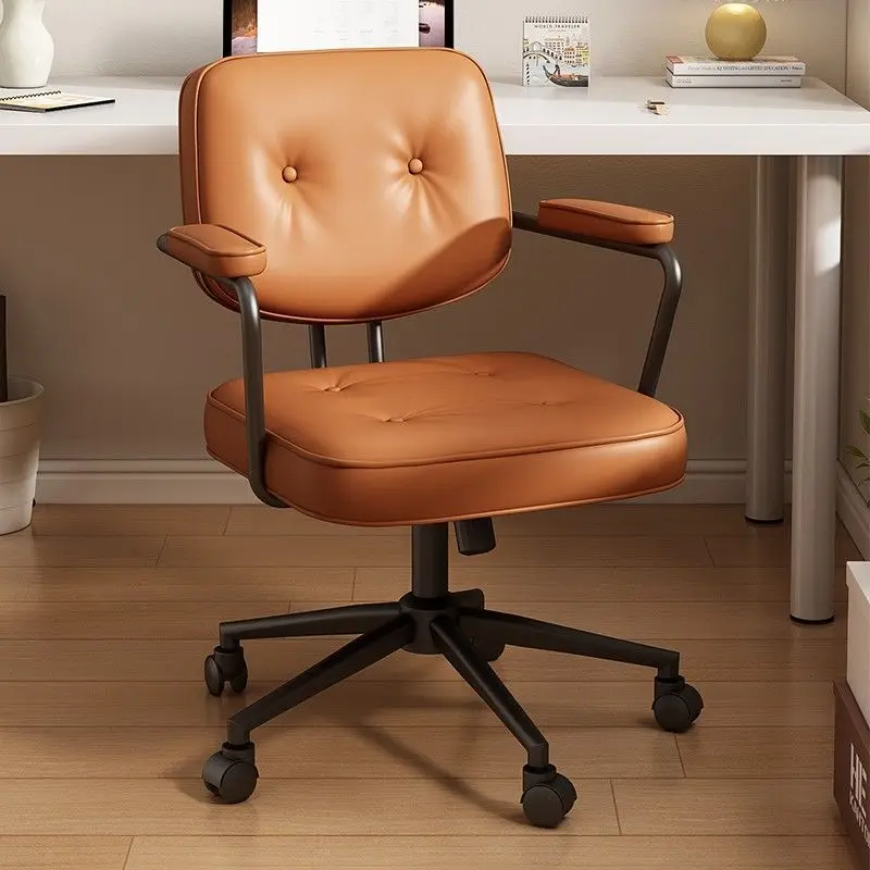 Ins Style Computer Chair Girls Bedroom Makeup Home Office Study Dormitory Study Chair Liftable Swivel Chair