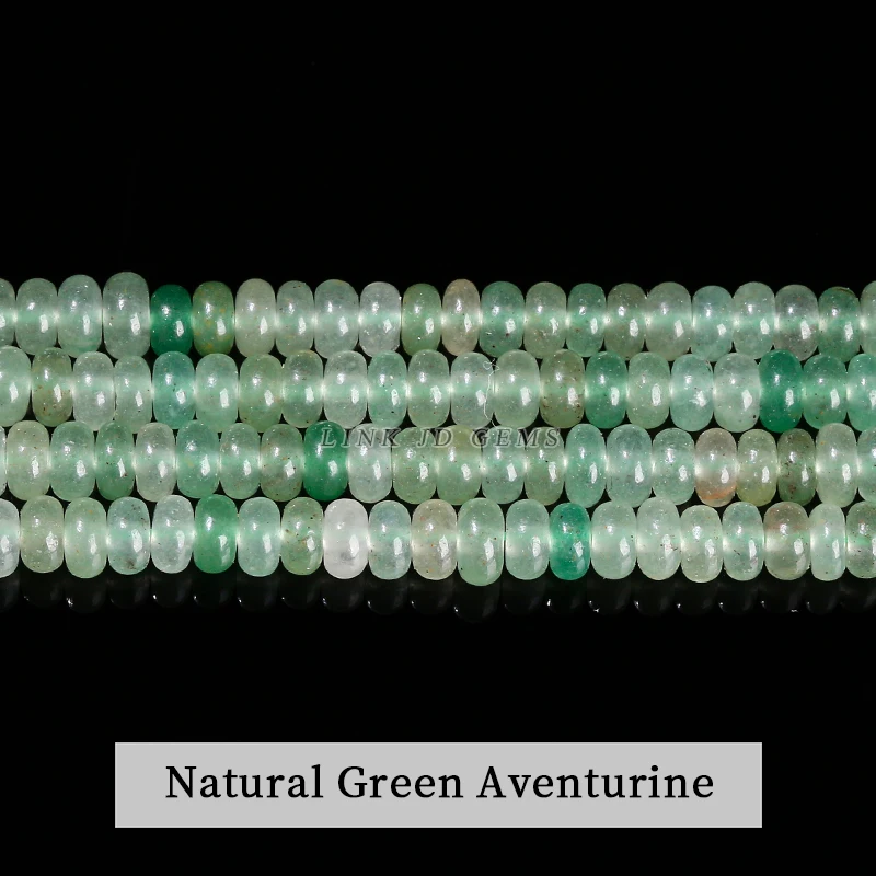 4x2mm Naturstein Rosa Quarz Türkis Hellblau Schlangenhaut Stein Abacus Spacer Perle für Schmuckherstellung Halskette Armband