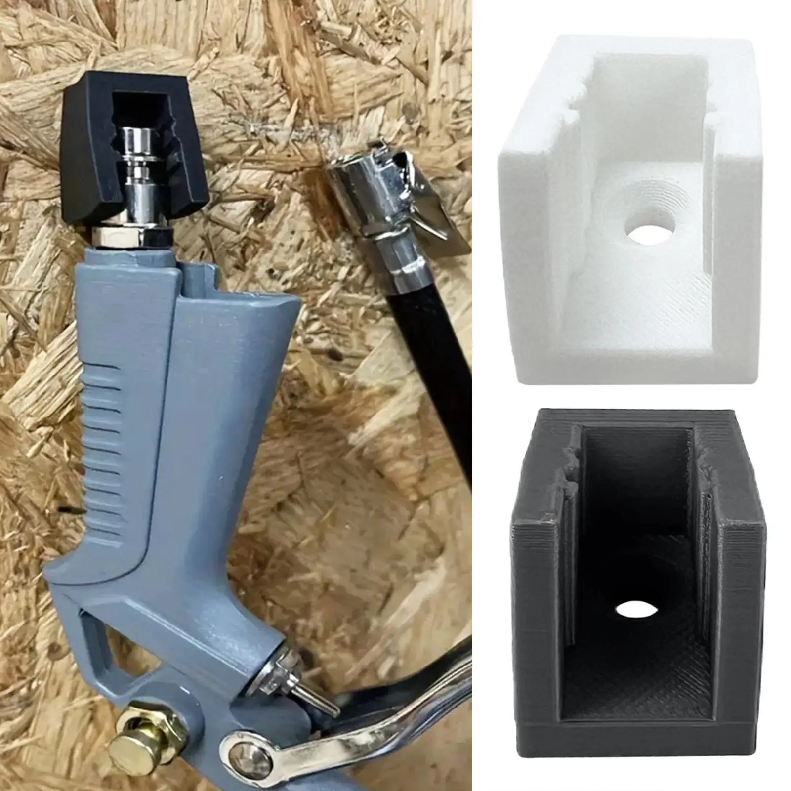 Air Tool Holder 10 Pieces Tire Pressure Gauge Hanger Pneumatic Tool Wall Mount For Garage Workshop Auto Repair Car Wash