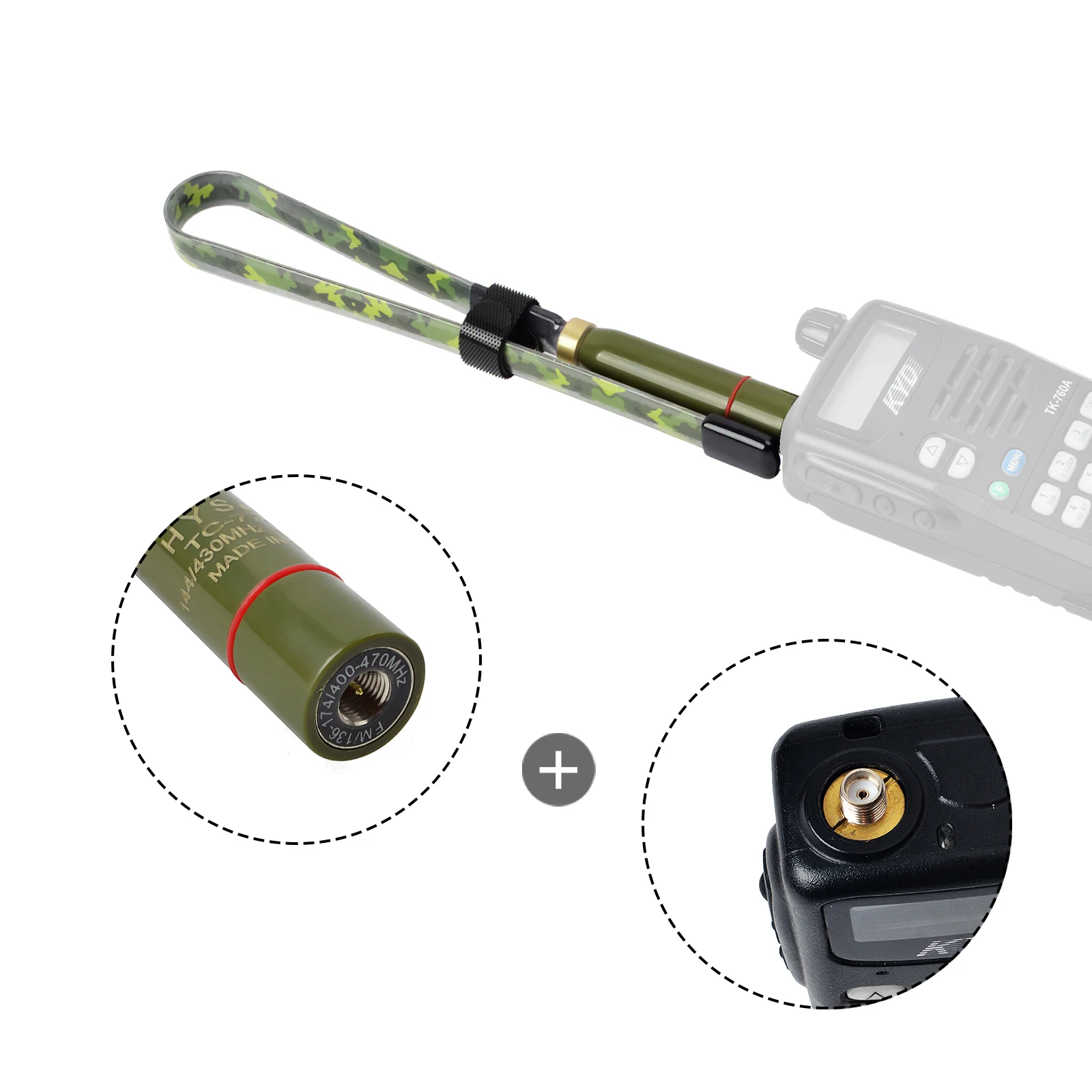 SMA-Male Antenna,2Meter 70cm Foldable Tactical Antenna,VHF UHF Dual Band Antenna for Two Way Radio VX-6R VX-7R VX-8d VX-2R UV-3R view 5