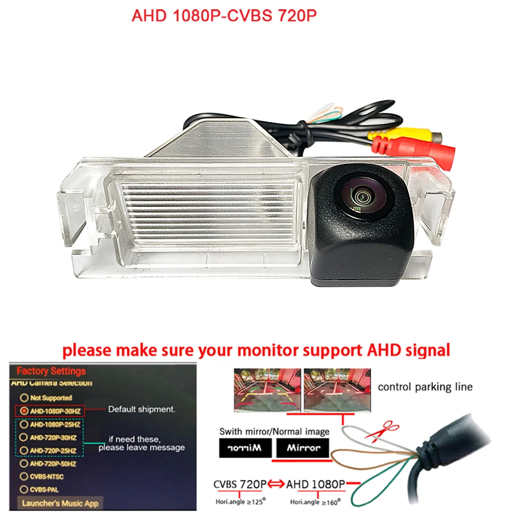 New CCD HD car camera for hyundai verna 2017 Rear reverse backup camera wide angle in stock waterproof camera