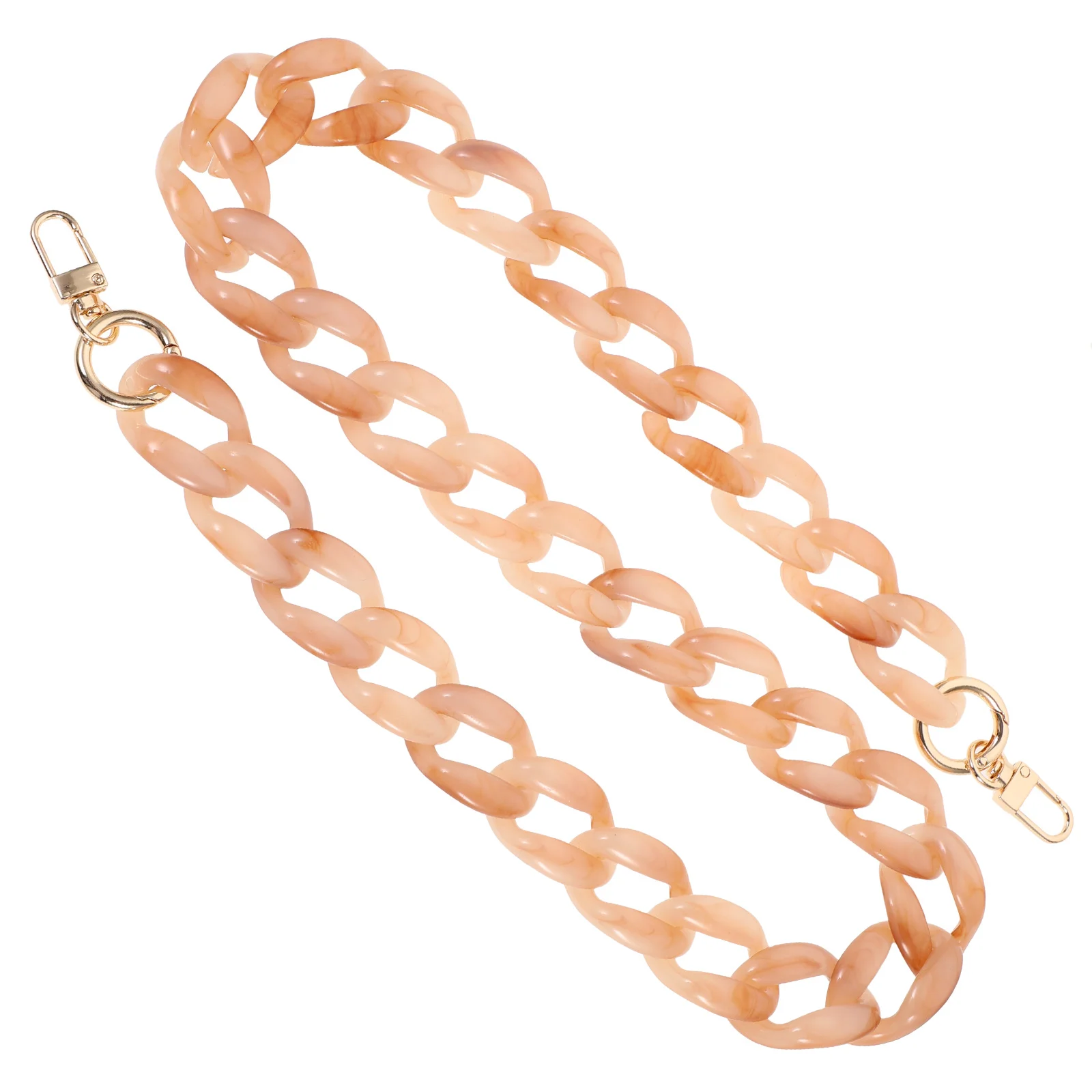 الاكريليك هيكل السمكة حقيبة سلسلة استبدال قوي انفصال محفظة حزام الكتف حقيبة يد كروس سلسلة DIY حقيبة التبعي #2