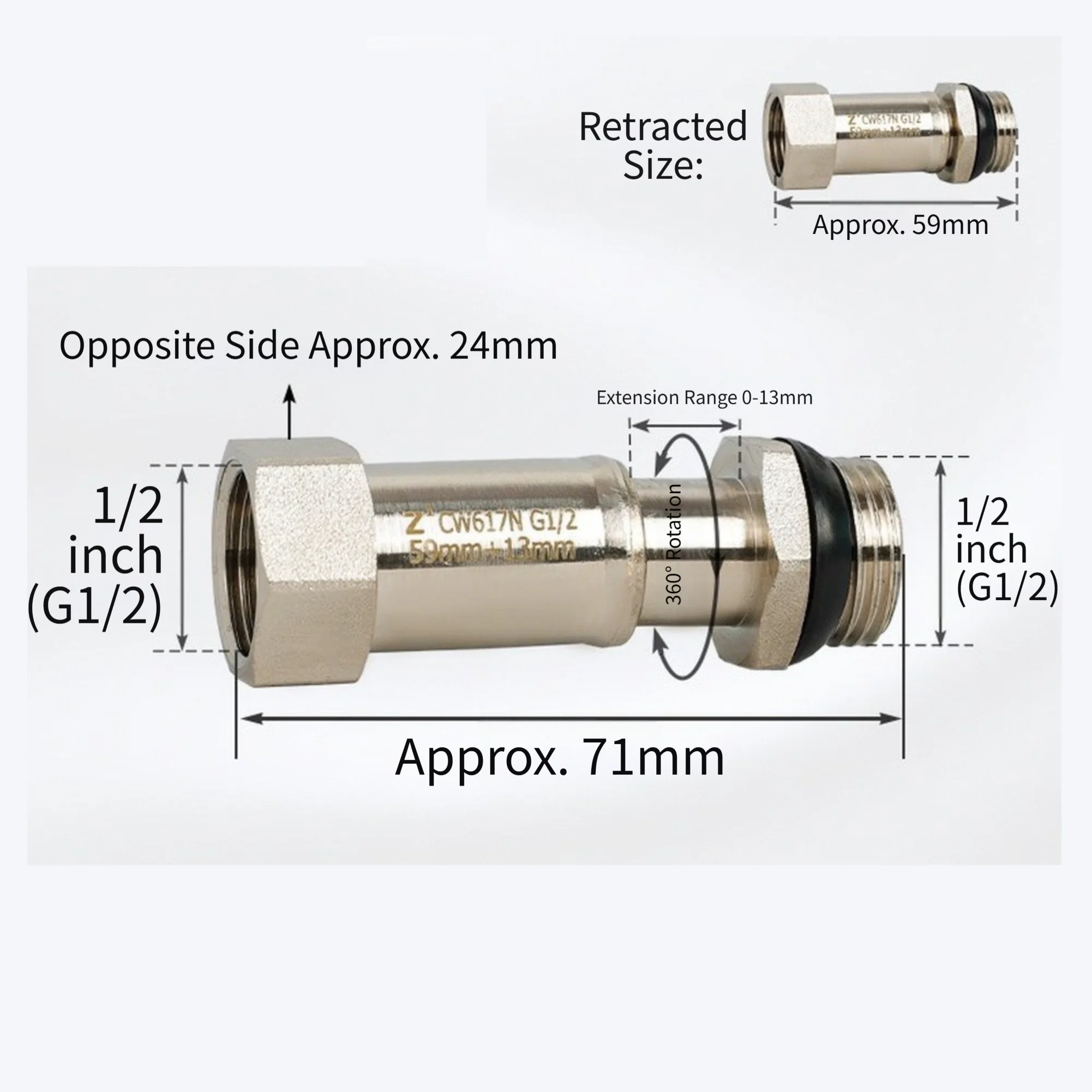 Expandable Thermostatic Valve Head For Underfloor Heating System Inner Outer Wire Compatible Replacement Part Temperature Contro