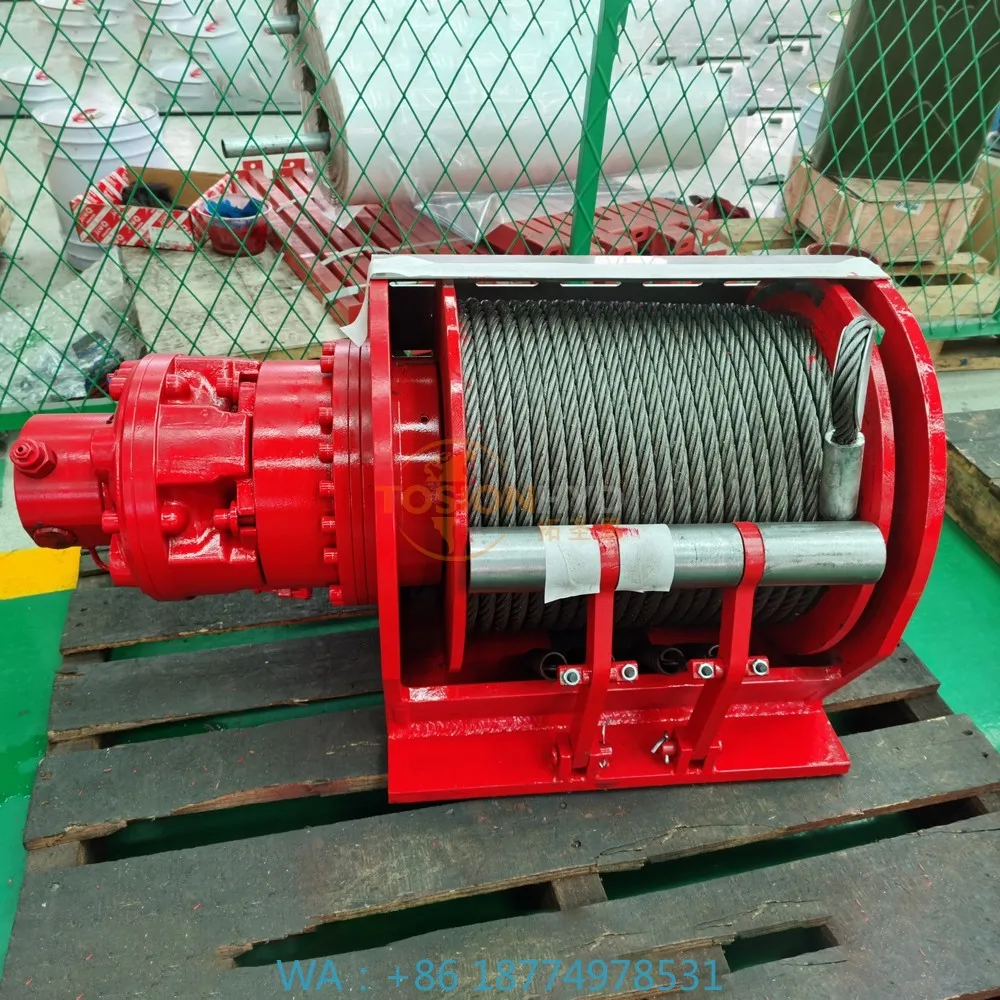 Steel Wire Rope with 3 Point Hitch Hydraulic Break Custom 20000 Lbs Hydraulic Winch for Truck Boats Made From