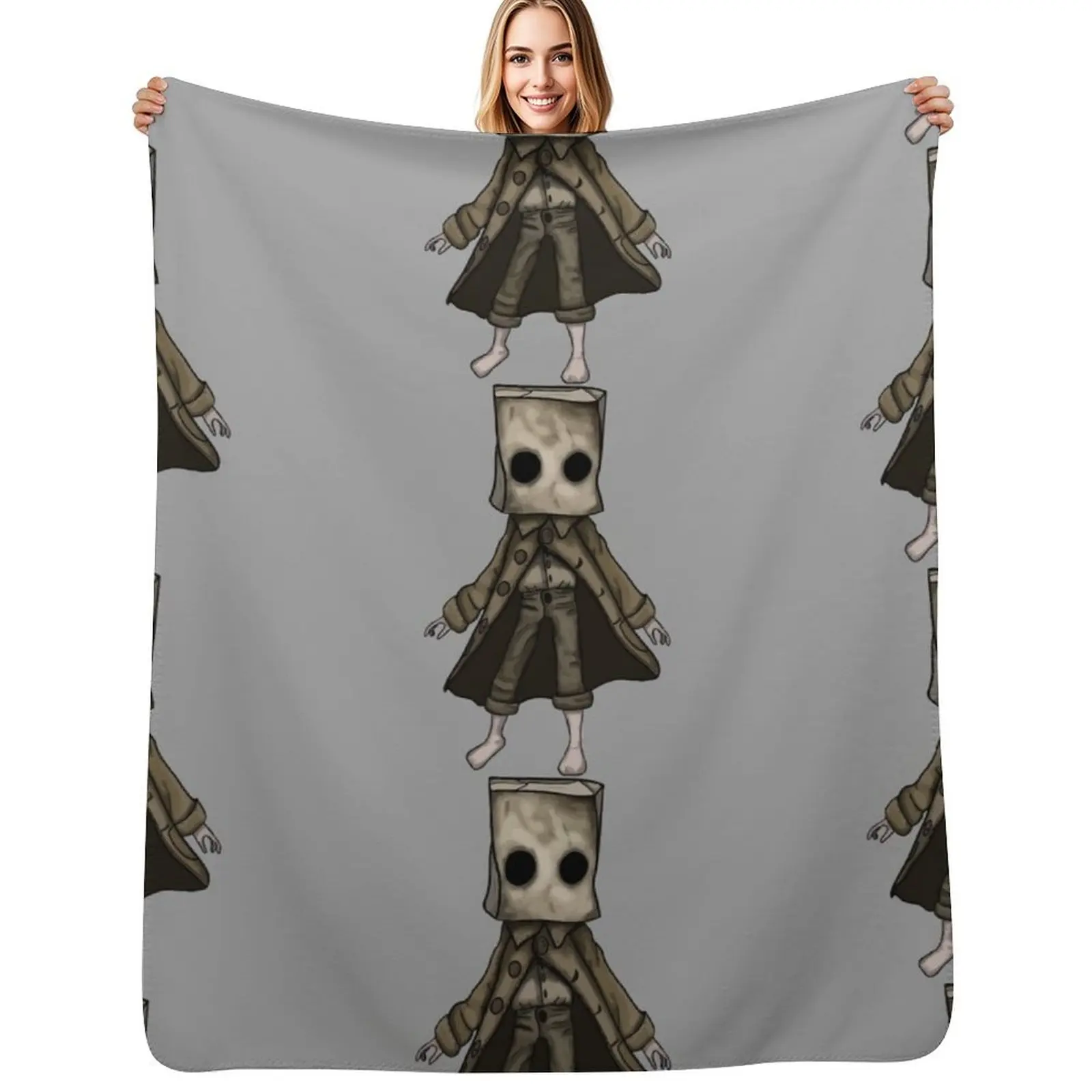 Real Mono Throw Blanket Heavy Polar Blankets Sofas Of Decoration Warm Flannel Fabric Beach Blankets