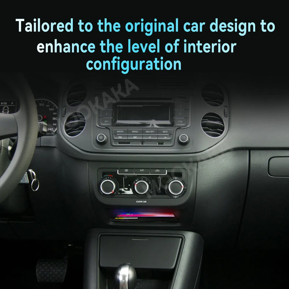 For Volkswagen Tiguan 2012-2017 Quick QI Car Wireless Charger Fast Charging Intelligent Infrared Phone Dashboard