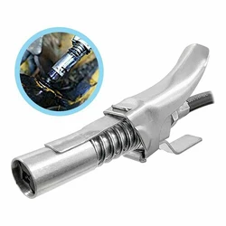 10000PSI Grease Coupler Heavy-Duty Quick Release Grease Gun Coupler Grease Tool Repair Accessories Syringe Lubricant Tip