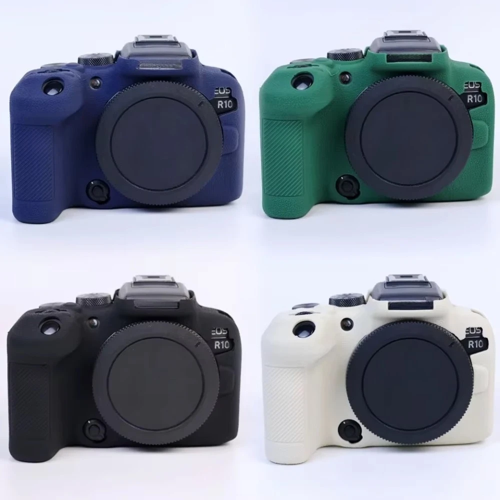 Anti-slip Silicone Case for Canon EOS R10 R50 Mini Vlog Camera Dustproof Shockproof Protective Skin Bag R50 Anti-skid Cover