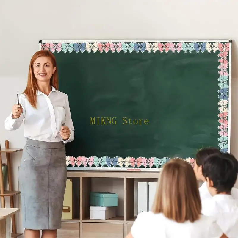 10M أقواس ملونة حدود حدود BOWKNOT BULLETIN BOLDRORS من أجل أفضل بيع لوحات البيضاء