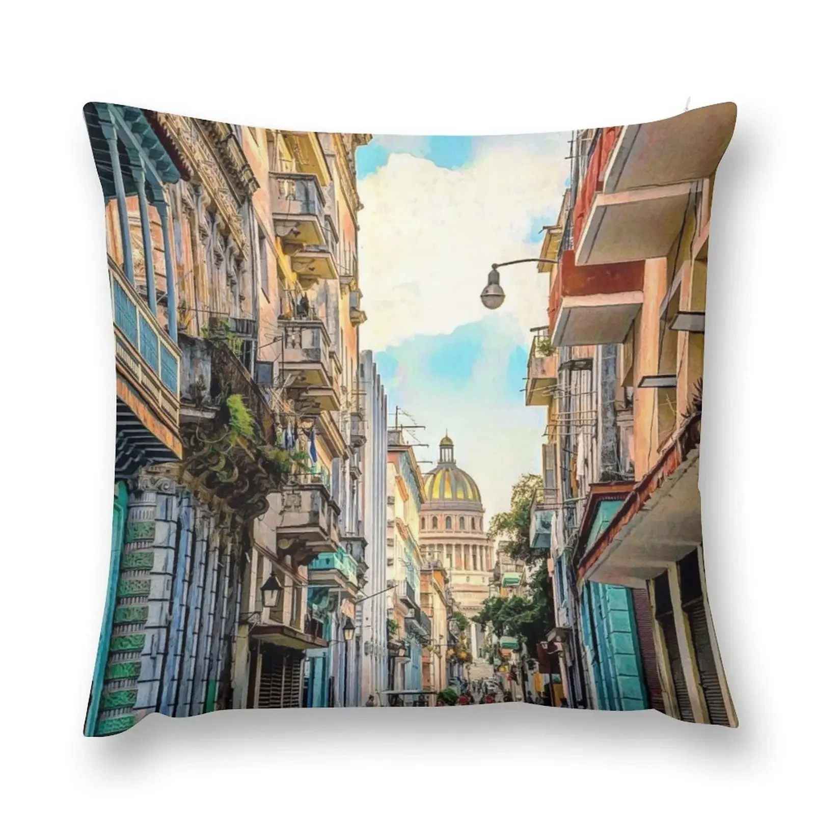 Havana Cuba Throw Pillow Luxury Sofa Cushions Pillow Case Christmas Decorative Sofa Cushions Christmas Pillows pillow