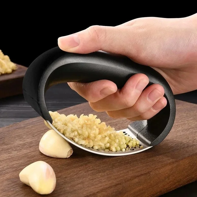 1/2/3/4/5/6Pcs Garlic Press Crusher Stainless Steel Garlic Mincer Portable Manual Garlic Crusher Easy Clean Mashing Tool