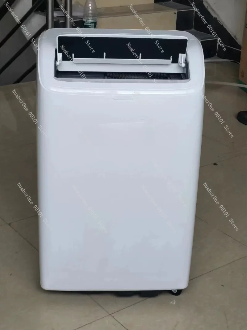 110V Portable Air Conditioner, 1P 1.5P Cooling Heating All-in-One No External Unit Self-Evaporative for Home