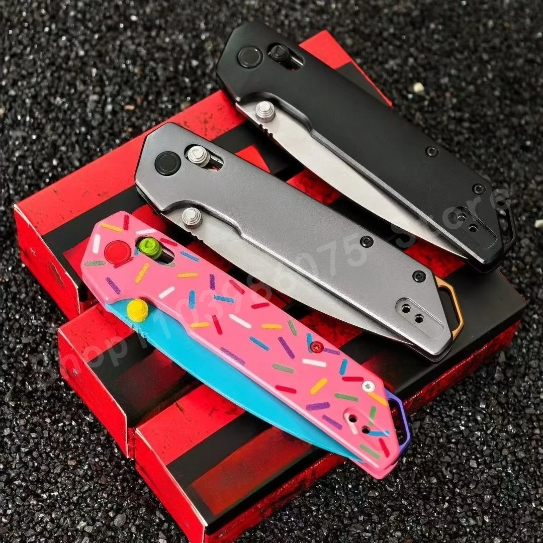 KS 2038 سكين جيب محمول مع 440c شفرة ألياف النايلون مقبض صلابة عالية وسكين حاد للتخييم في الهواء الطلق قابل للطي