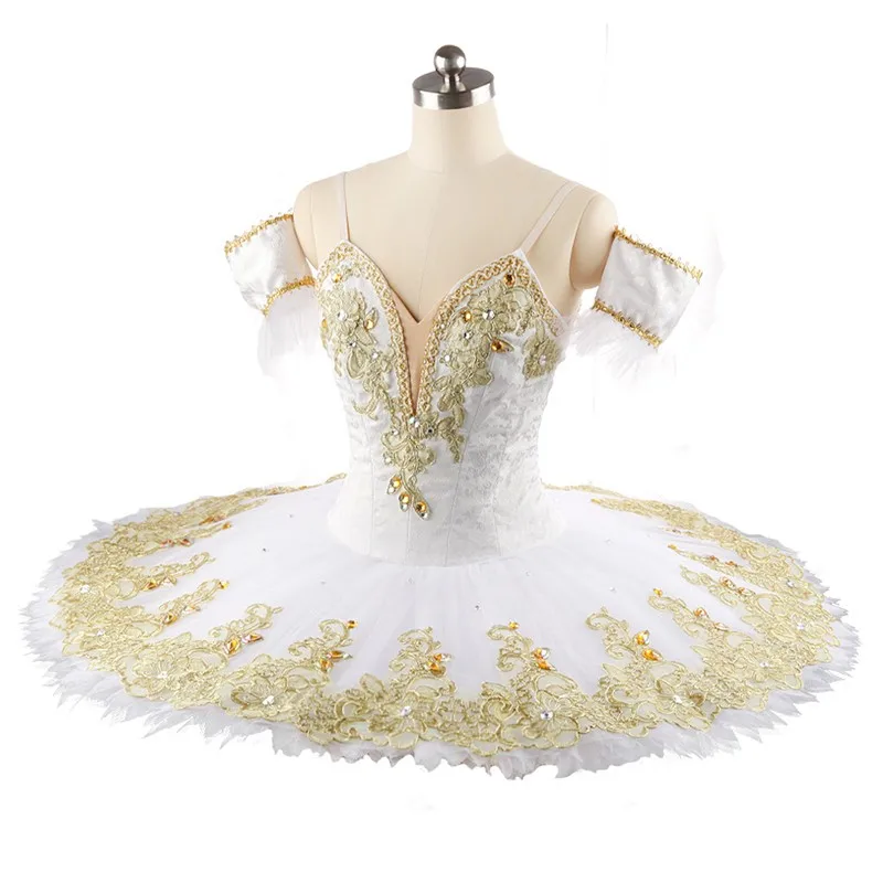 New Design Professional Women Adult Performance Wear Swan Lake White Ballet Tutu