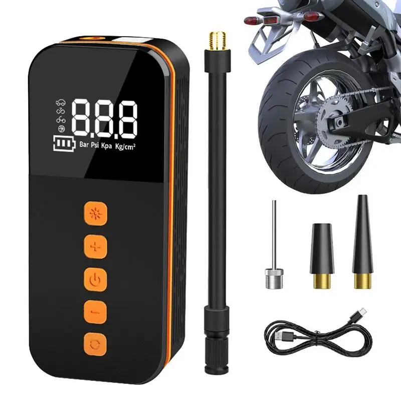 

Air Compressor Pump Cordless Bike Pump With Digital Pressure Gauge Air Compressor Tire Inflator Air Pump Cordless Electric For