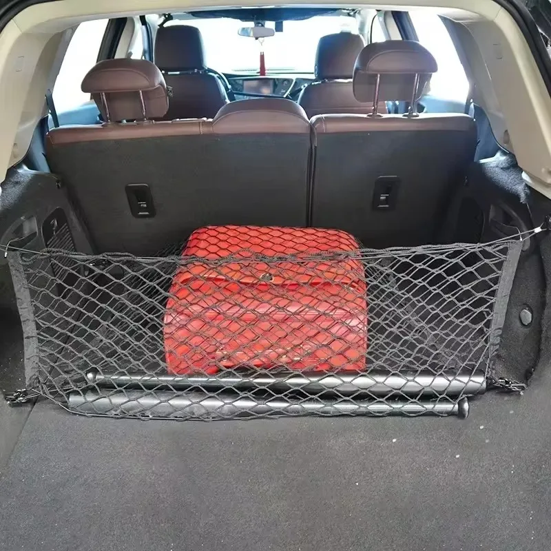 Car Mesh Elastic Nylon Rear Back Cargo Trunk Storage Organizer Luggage Net Holder Accessory 90*30 90*40 70*70 110*40 110*60cm