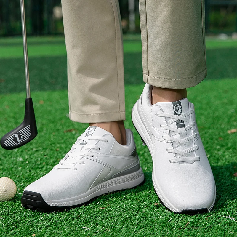 أحذية جولف احترافية للرجال ذات مسامير جولف أحذية رياضية للمشي في الهواء الطلق