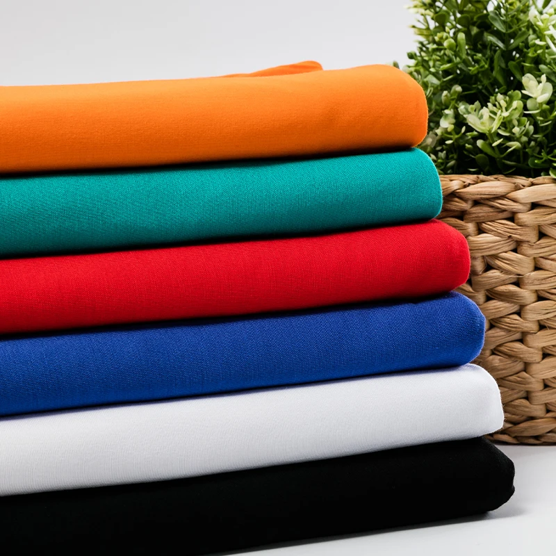 40S لينة مشروط النسيج النساء الحجاب محبوك تمتد جيرسي القماش لخياطة الملابس الداخلية ، سراويل و تيشيرت صيفي 1 متر KA0305