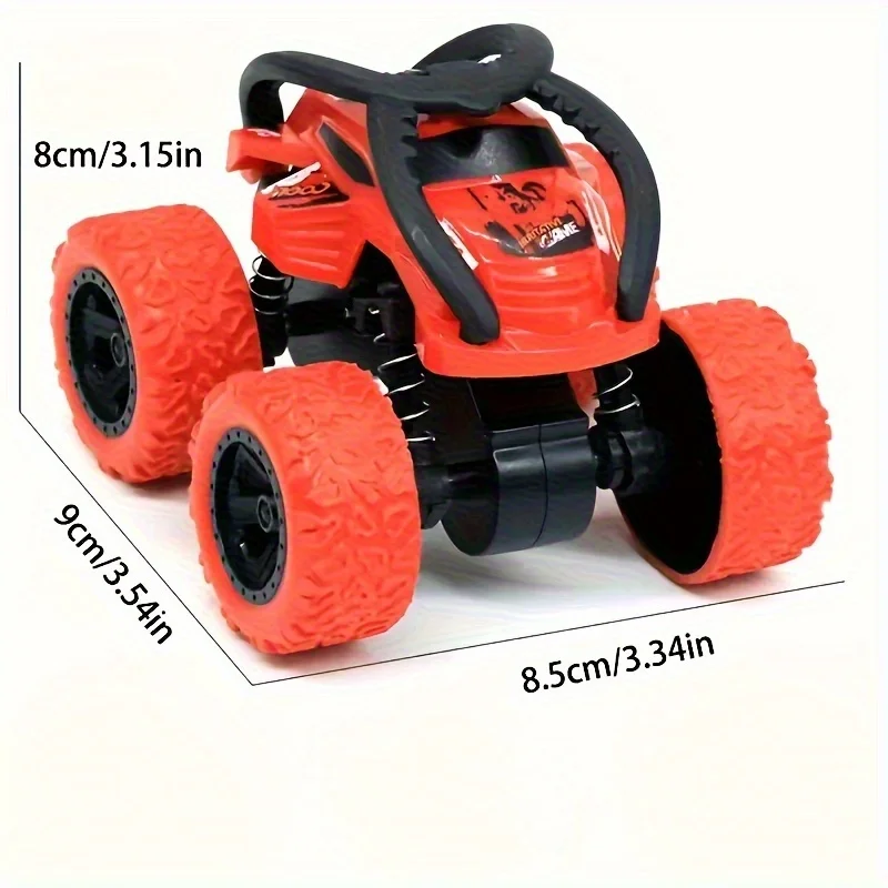 

1 monster truck toy, push-pull power without battery, anti drop plastic material, perfect gift for children