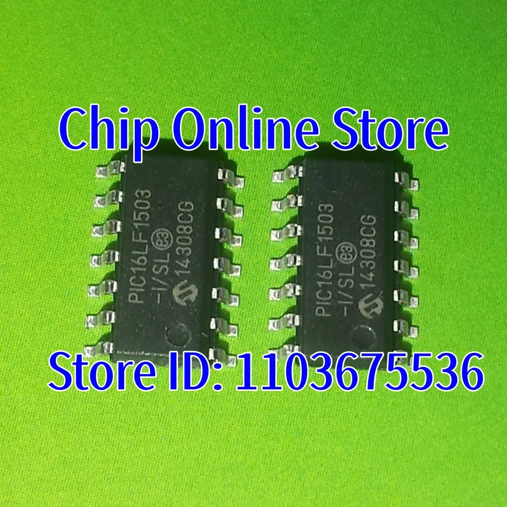2~100pcs  PIC16LF1503-I/SL  PIC16LF1503T-I/SL  PIC16LF1503  SOIC14  New Original  8 Bit Microcontroller MCU