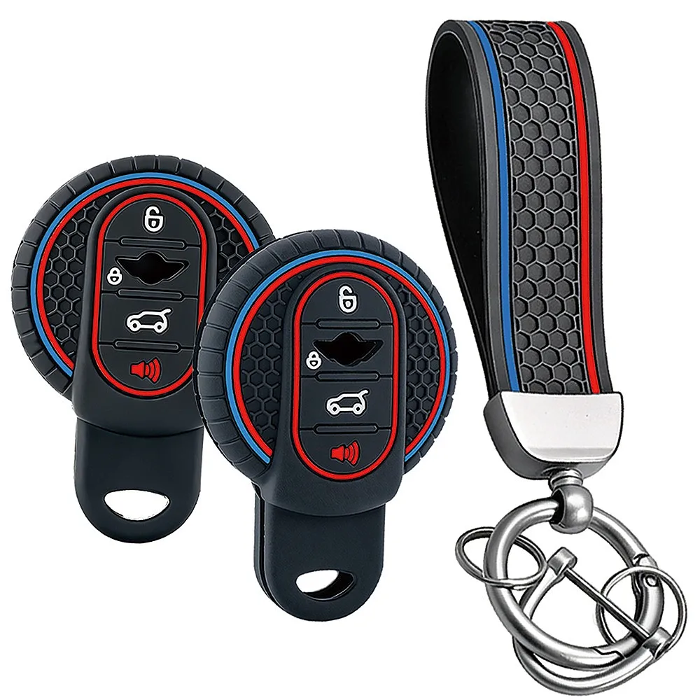 Silicone Remote Key Cover For BMW Mini Cooper Countryman One JCW Clubman F56 F55 F54 F57 F60