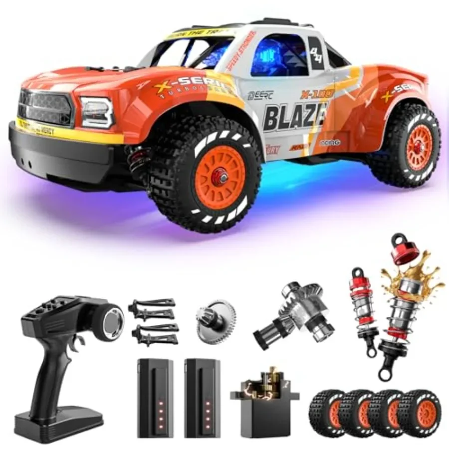 

Off-road RC truck for adults and boys 8-12: brushless motor, 43 mph, 4x4 waterproof monster truggy, all-terrain drift car, 3S L