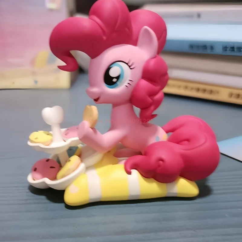 My Little Pony-Boîte mystère de loisirs pour filles, boîte ennemi, figurine d'action beurre, ornements de dessin animé, cadeau d'anniversaire, série Afternoon, 12 pièces