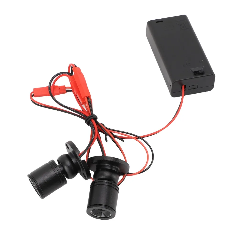 1-to-2 LED Spot Light 1W 360° Rotation Jewelry Display Spotlight 46cm / 18.11in Wire Length Flexible LED Display Light