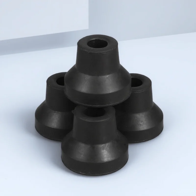 

4 шт., четырехногие насадки-трости, нескользящие резиновые сменные чехлы для милиц, универсальные, подходят для стабильности и палки