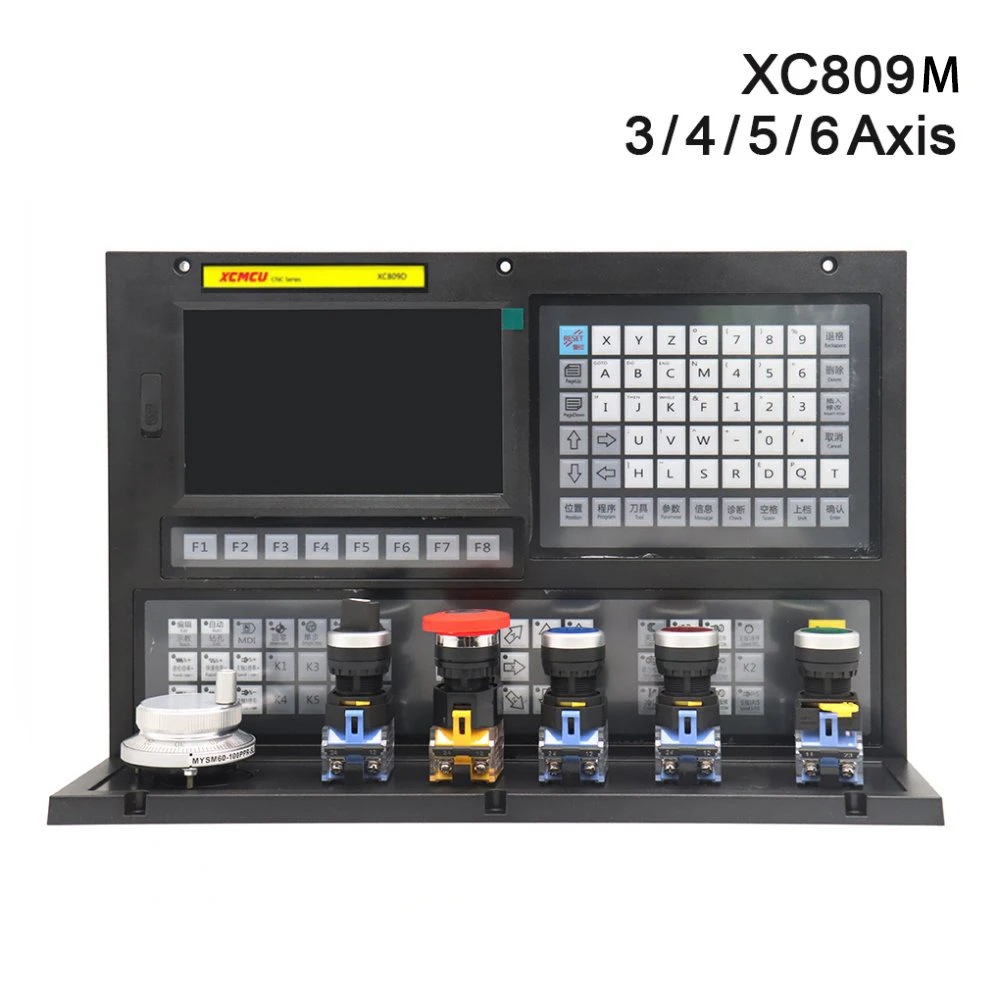 

XCMCU Stand Alone XC809M 1~6 Axis USB Controller Support FANUC G-code For Offline Milling Boring Tapping Drilling Feeding