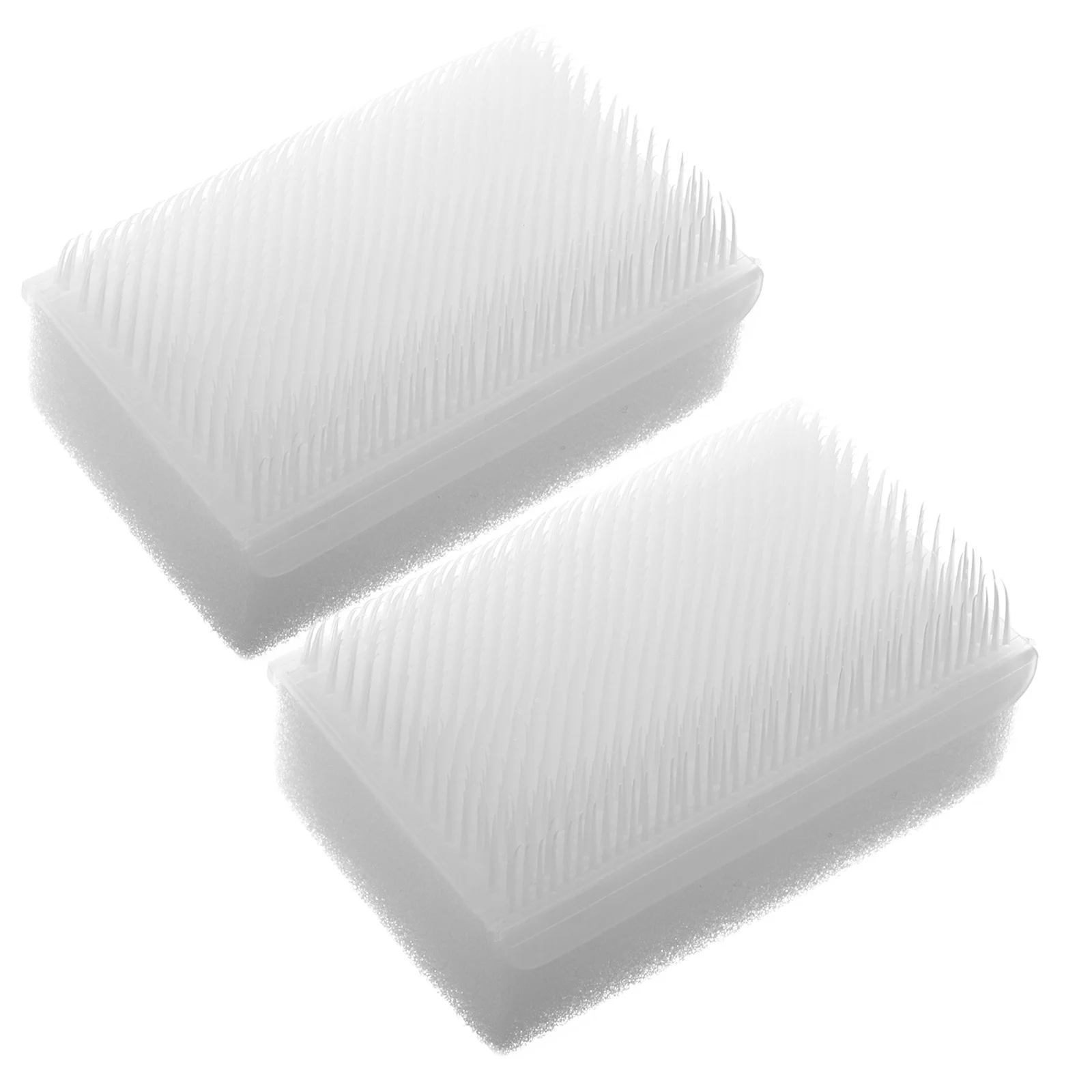 

2Pcs Double Sided Hand Scrub Brush Soft Sponge and Bristles for Nail Crevice Cleaning Ideal for Home and Personal Care Use