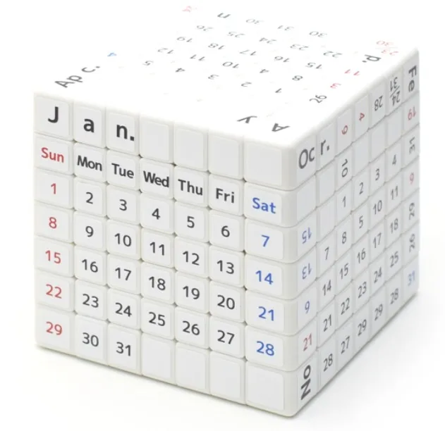 Z-Cube+Tribox Calendario 7x7 M Cubo magnetico Cubo di velocità senza adesivo Giocattoli professionali senza adesivi
