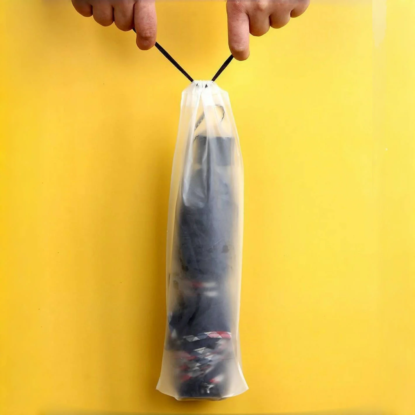Waterproof Umbrella Sleeve: Portable Drawstring Wet-Proof Pouch for Car & Travel - Reusable Storage Bag for Foldable Umbrellas