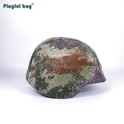 Zabawny worek kamuflaż pokrowiec na kask materiał poliestrowy Outdoor Jungle Desert CAMO style pokrowiec na kask AQB75