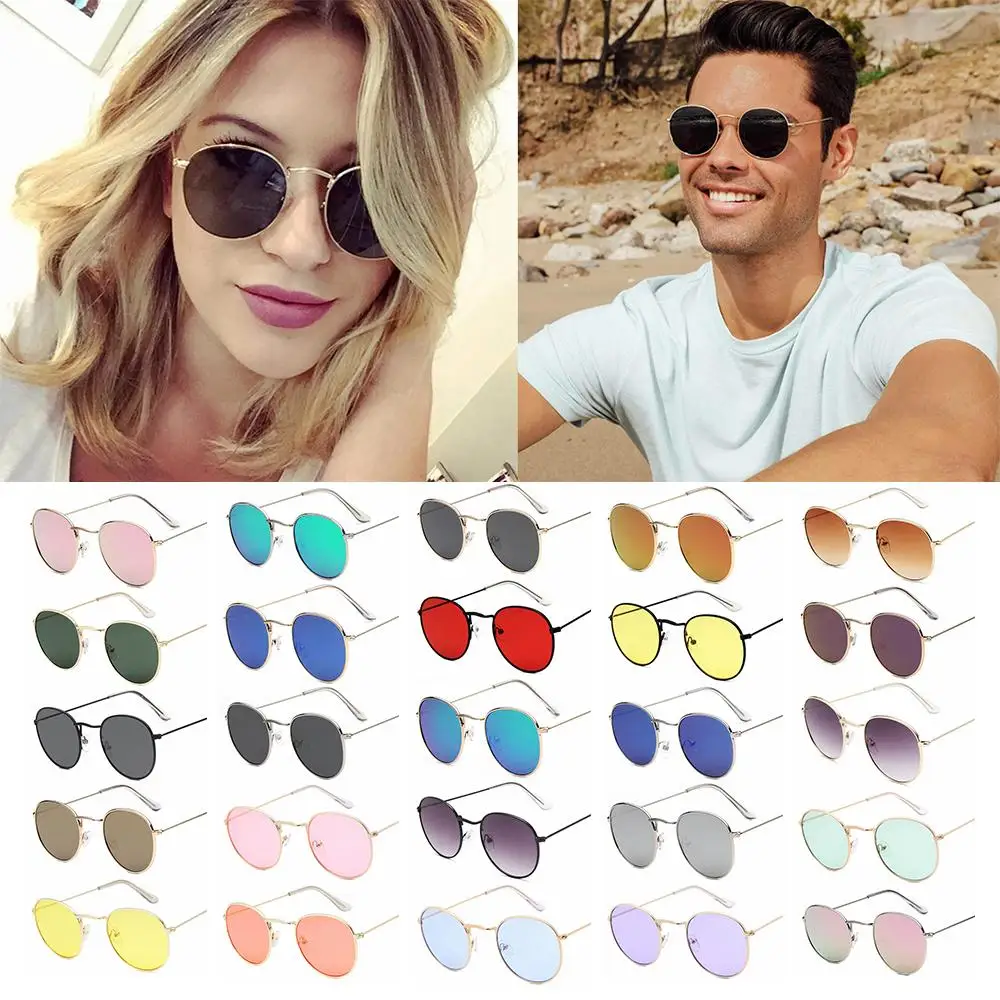 

Summer Hippie UV Protection Retro Shades Sun Glasses Eyewear Round Sunglasses