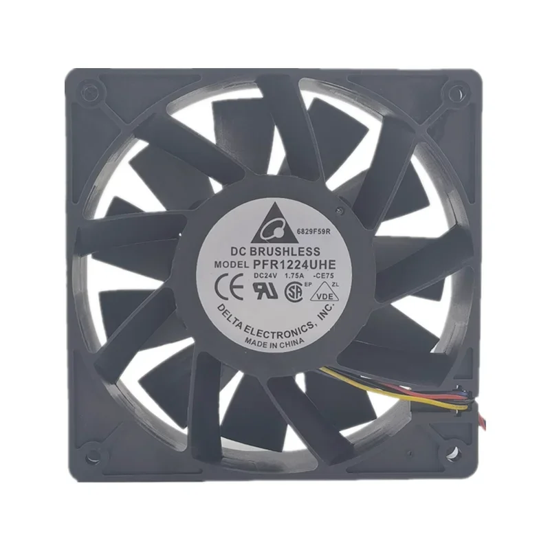 

New For Delta PFR1224UHE 24V 1.75A 12038 12CM Inverter Server Cooling Fan